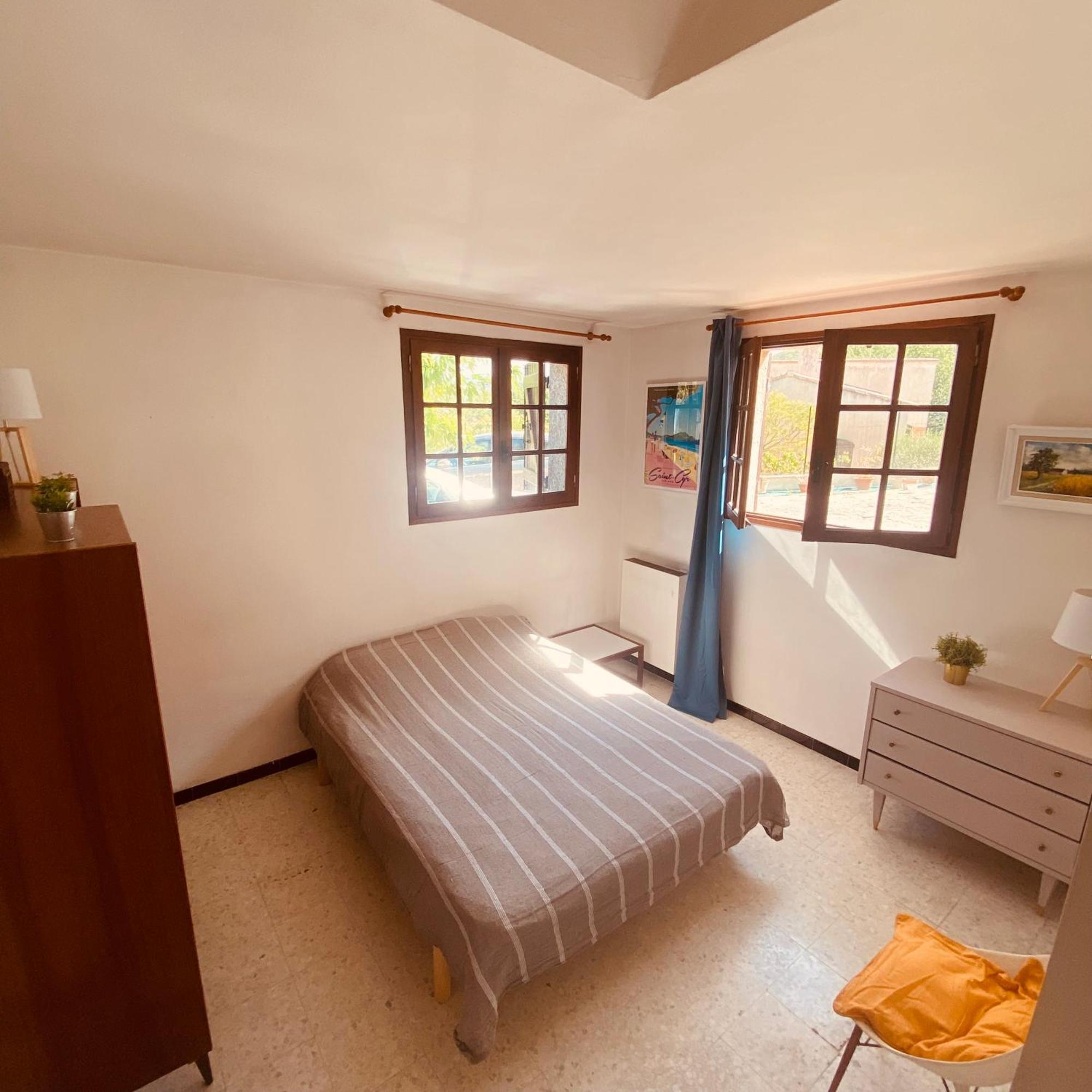 Villa La Louette, 100M Centre-Village, Piscine H-Sol, Proche Mer 滨海圣西尔 外观 照片